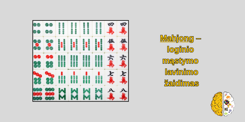 Mahjong-loginio-mąstymo-lavinimo-žaidimas